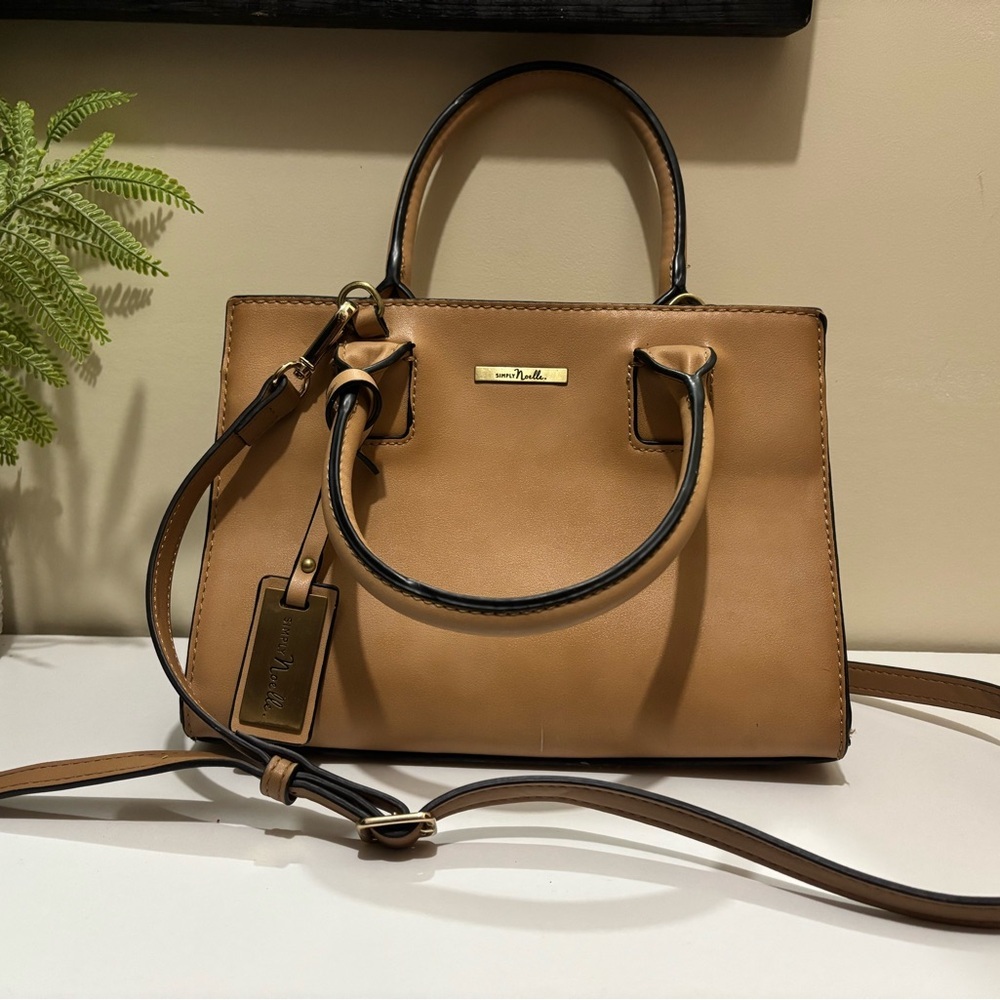 Simply Noelle Brown Satchel